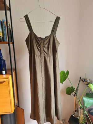 olivgrünes Kleid