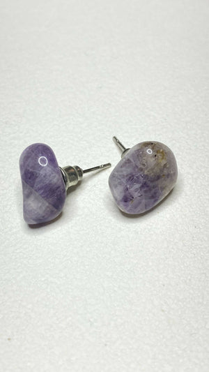 Kleine Amethyst Ohrstecker