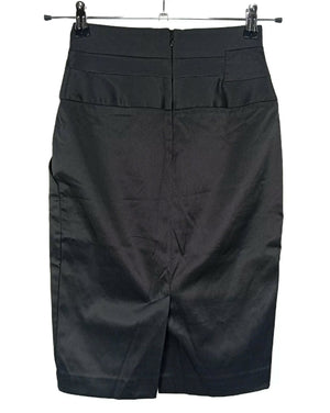 Schwarzer High Waist Rock