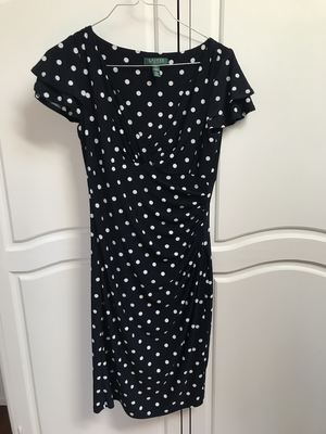 Jerseykleid mit Polkadots