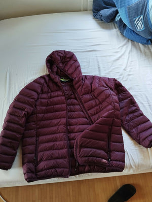 Daunenfederjacke