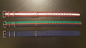 (NEU) Nato Uhren-Armband Set / Daniel Wellington kompatibel