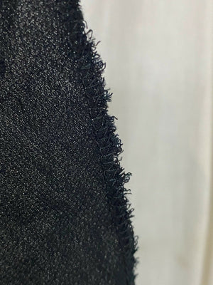 Schwarze Bluse mit Knotendetail Größe S