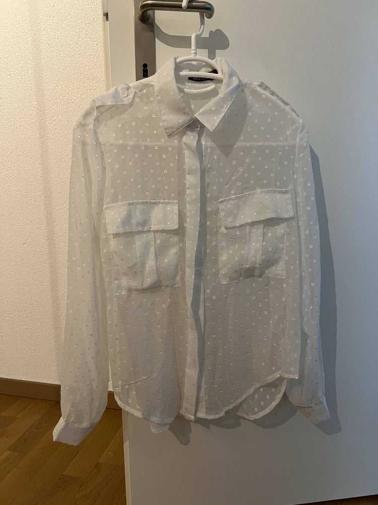 Bluse mit Glitzer