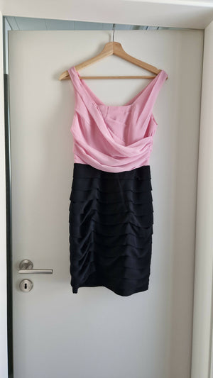 Kleid rosa/schwarz