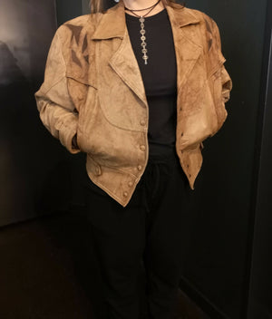 Vintage Lederjacke