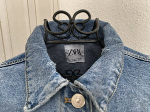 Trendige cropped Denim Jacke Gr.S Zara