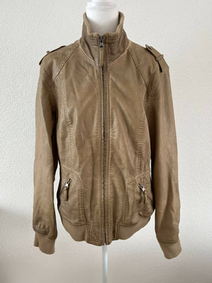 Kunstlederjacke