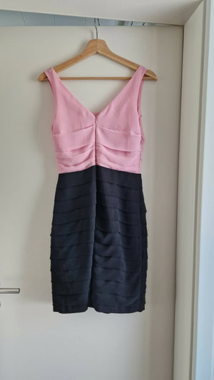 Kleid rosa/schwarz