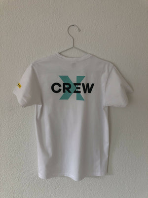 Weisses T-Shirt Spex Festival Crew Print